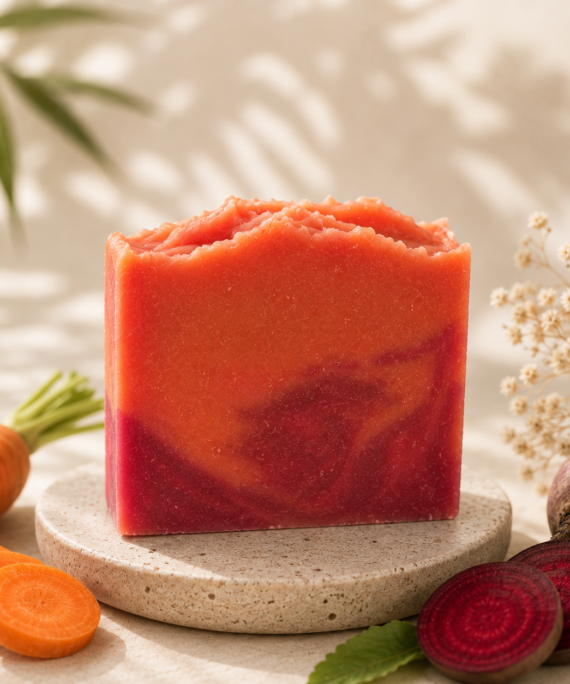 Triple Butter Carrot & Beetroot Soap