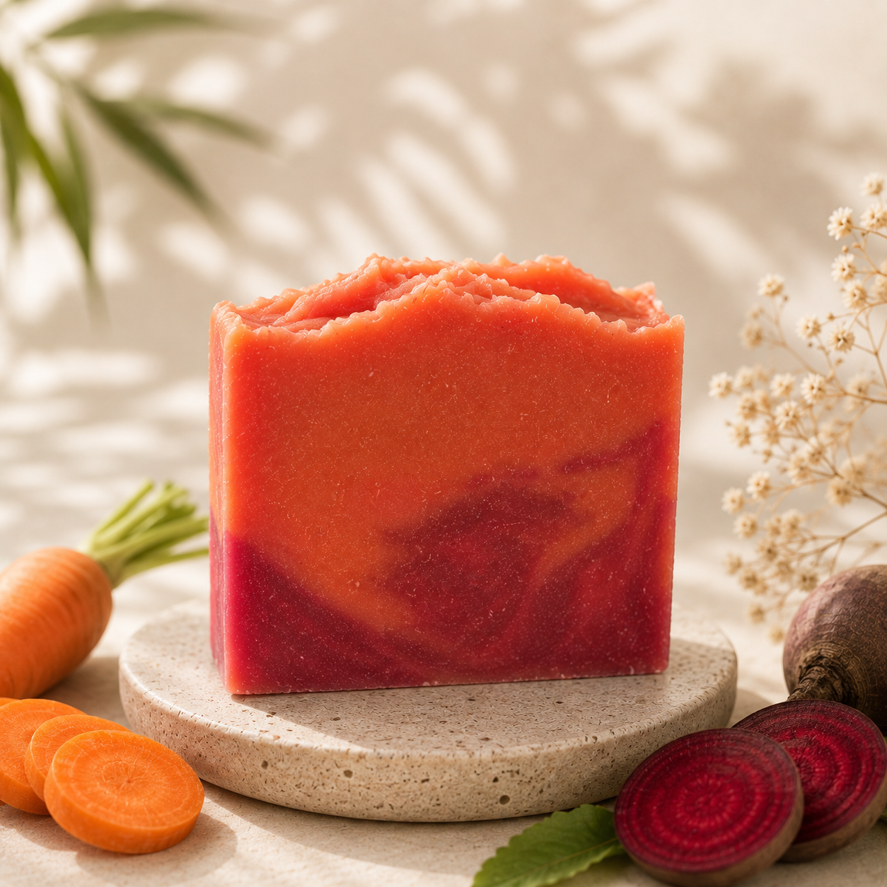Triple Butter Carrot & Beetroot Soap