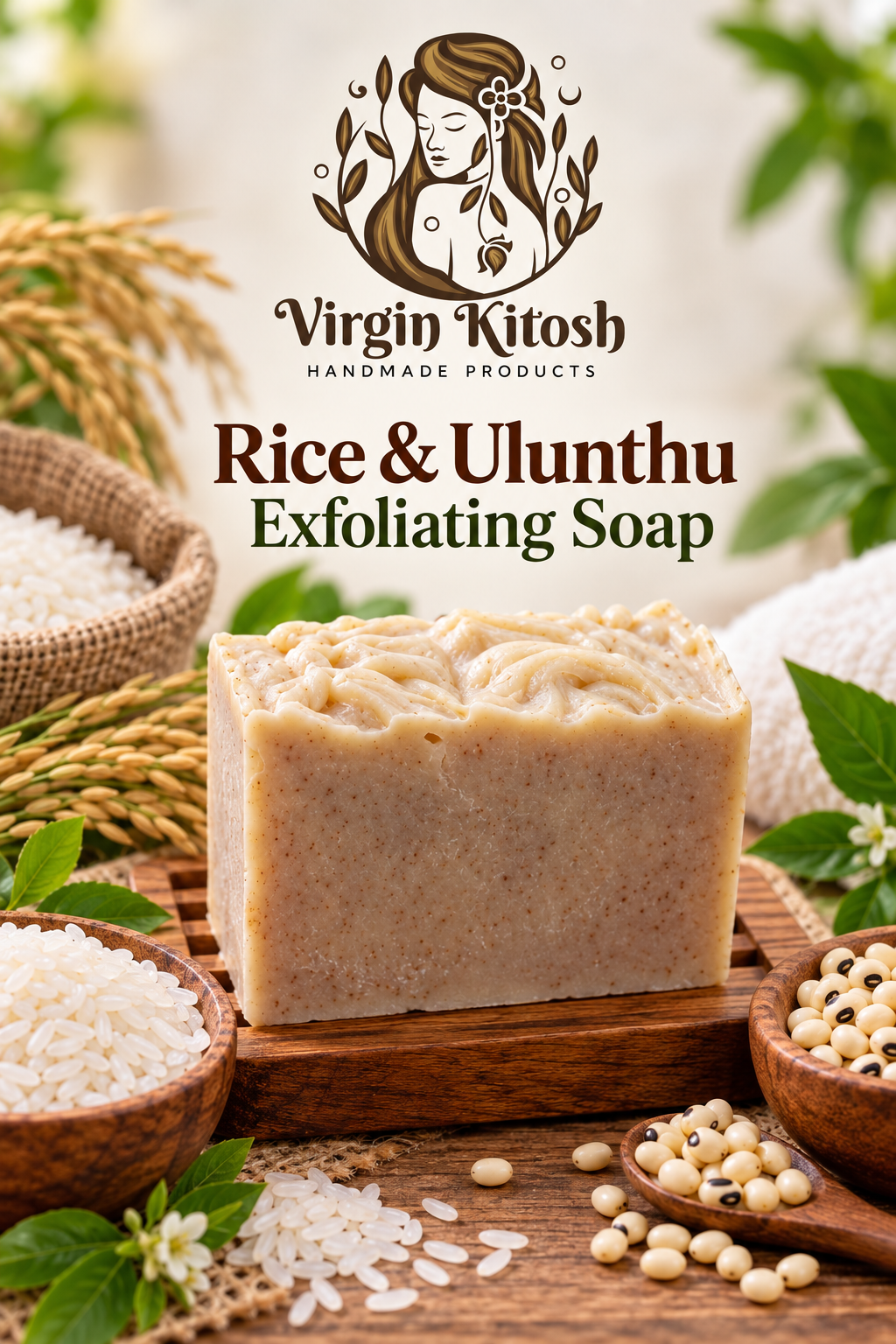 Rice & Ulunthu Exfoliating Soap